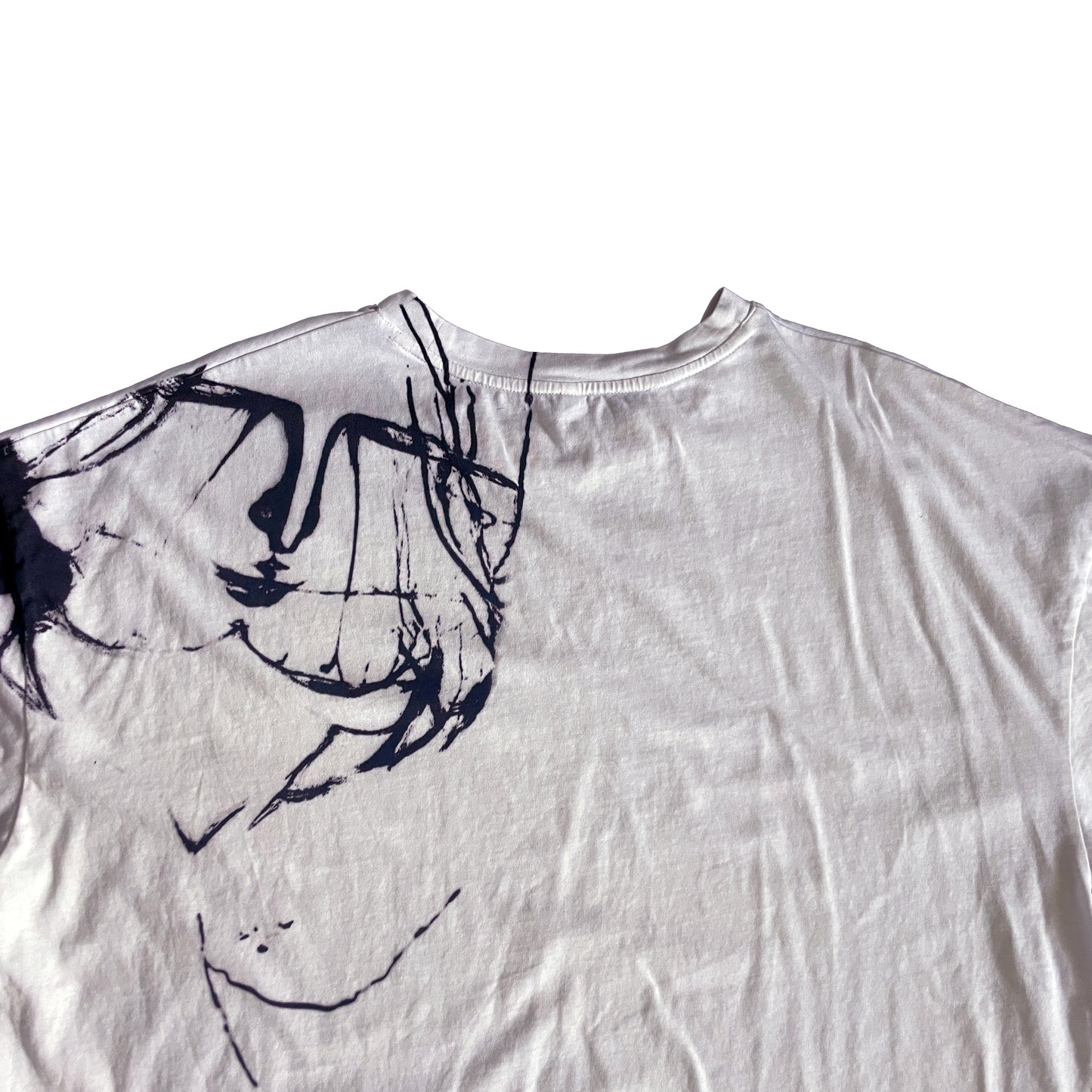 Angel Tee (Black on White)